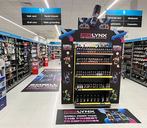 Lynx fragrance shelf POS